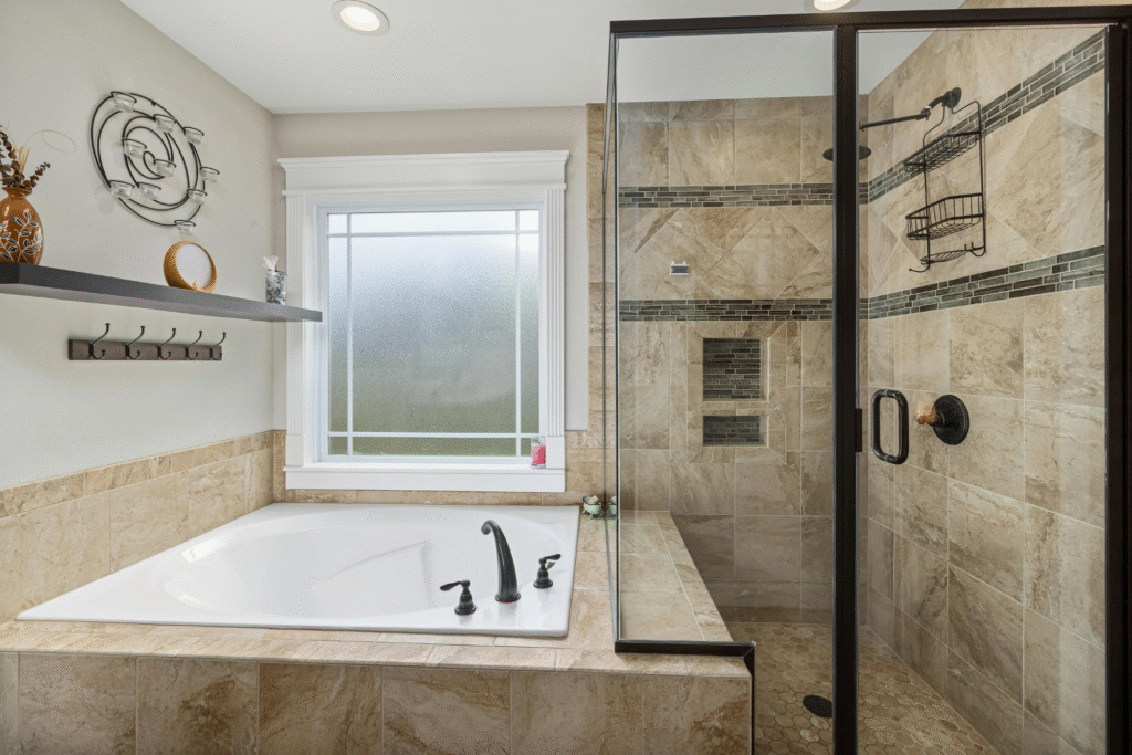 large bathtub